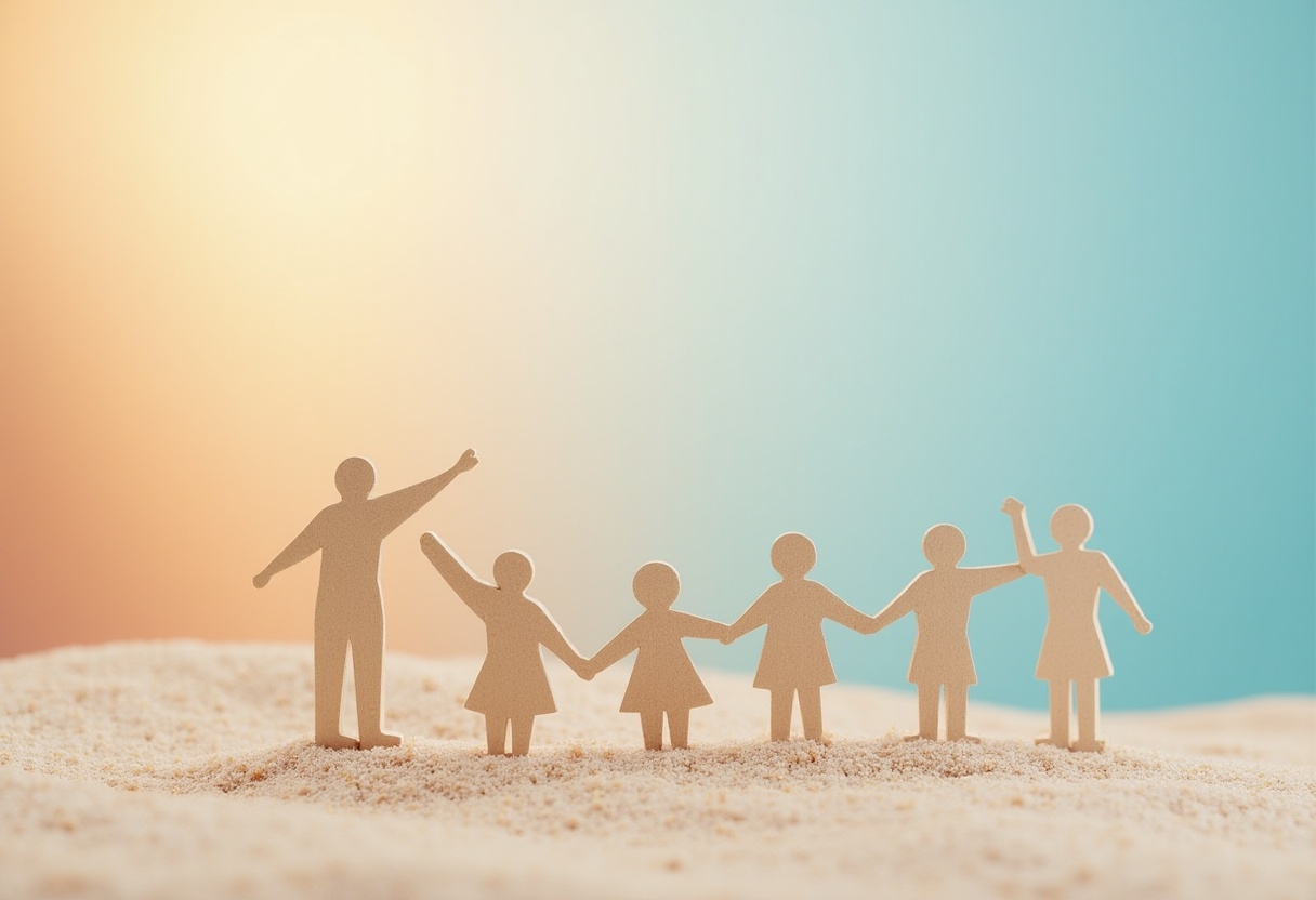 Happy people cut outs